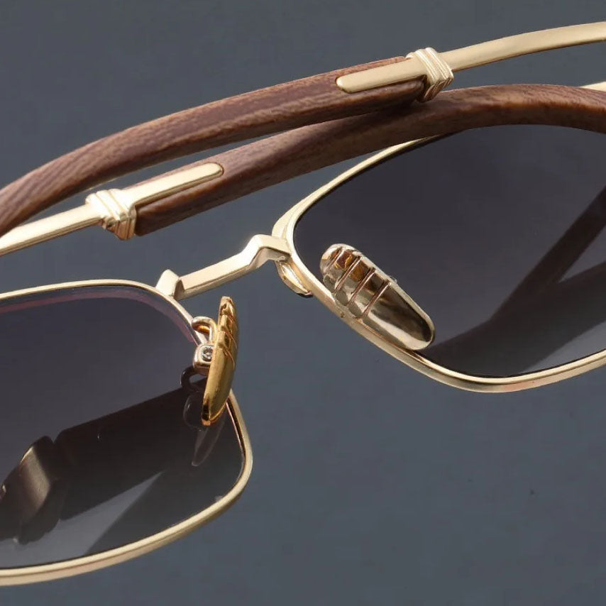 Meriones Polarized Browline Sunglasses