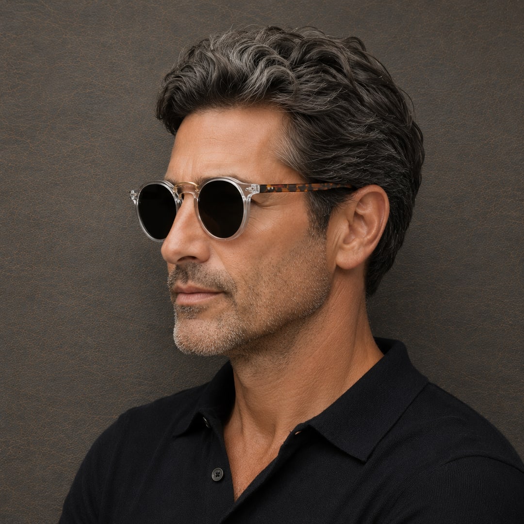 Alcaeus UV400 Round Sunglasses_8
