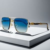 Hippocrates UV400 Aviator Sunglasses