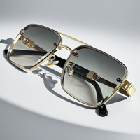 Hippocrates UV400 Aviator Sunglasses