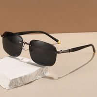 Bellerophon UV400 Rimless Sunglasses