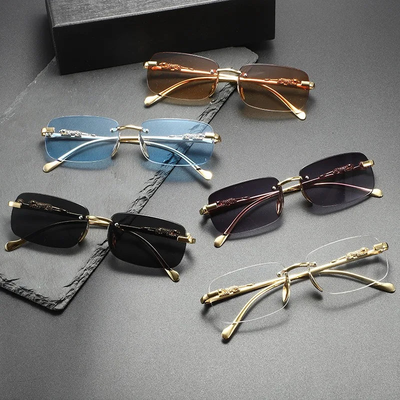 Midas UV400 Rimless Sunglasses