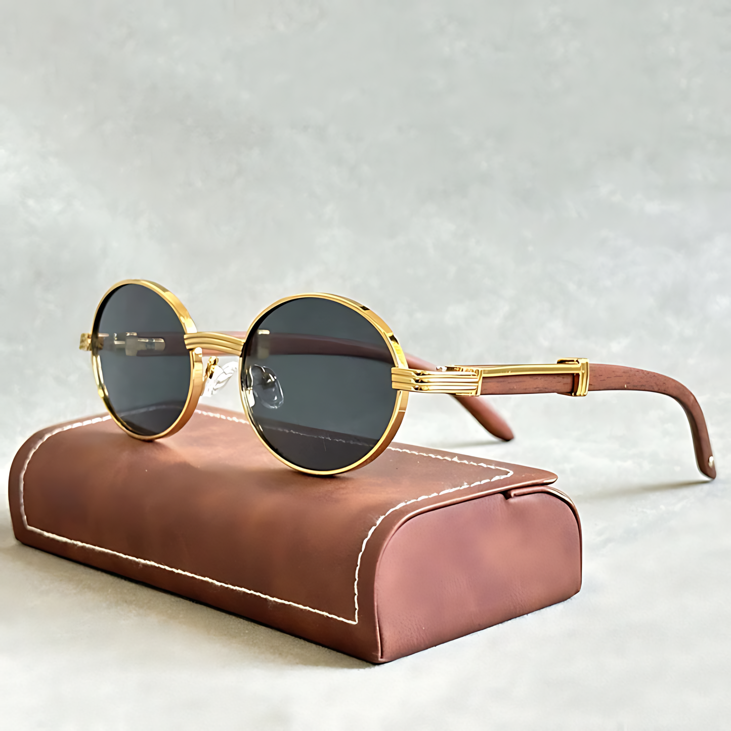 Calchas UV400 Round Sunglasses