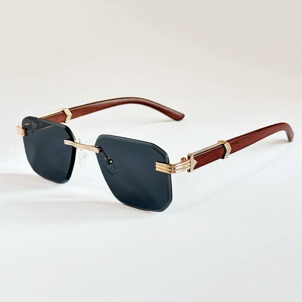 Sisyphus UV400 Rimless Sunglasses