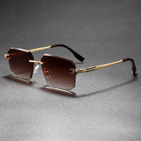 Castor UV400 Rimless Sunglasses