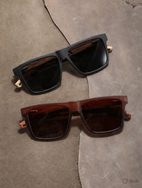 Lucius Polarized Round Sunglasses