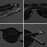 Justinian Polarized Round Sunglasses
