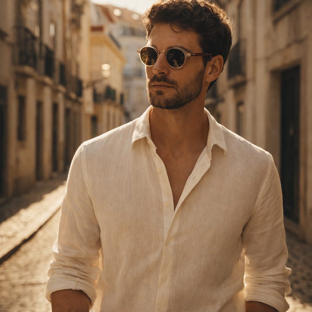 Justinian Polarized Round Sunglasses