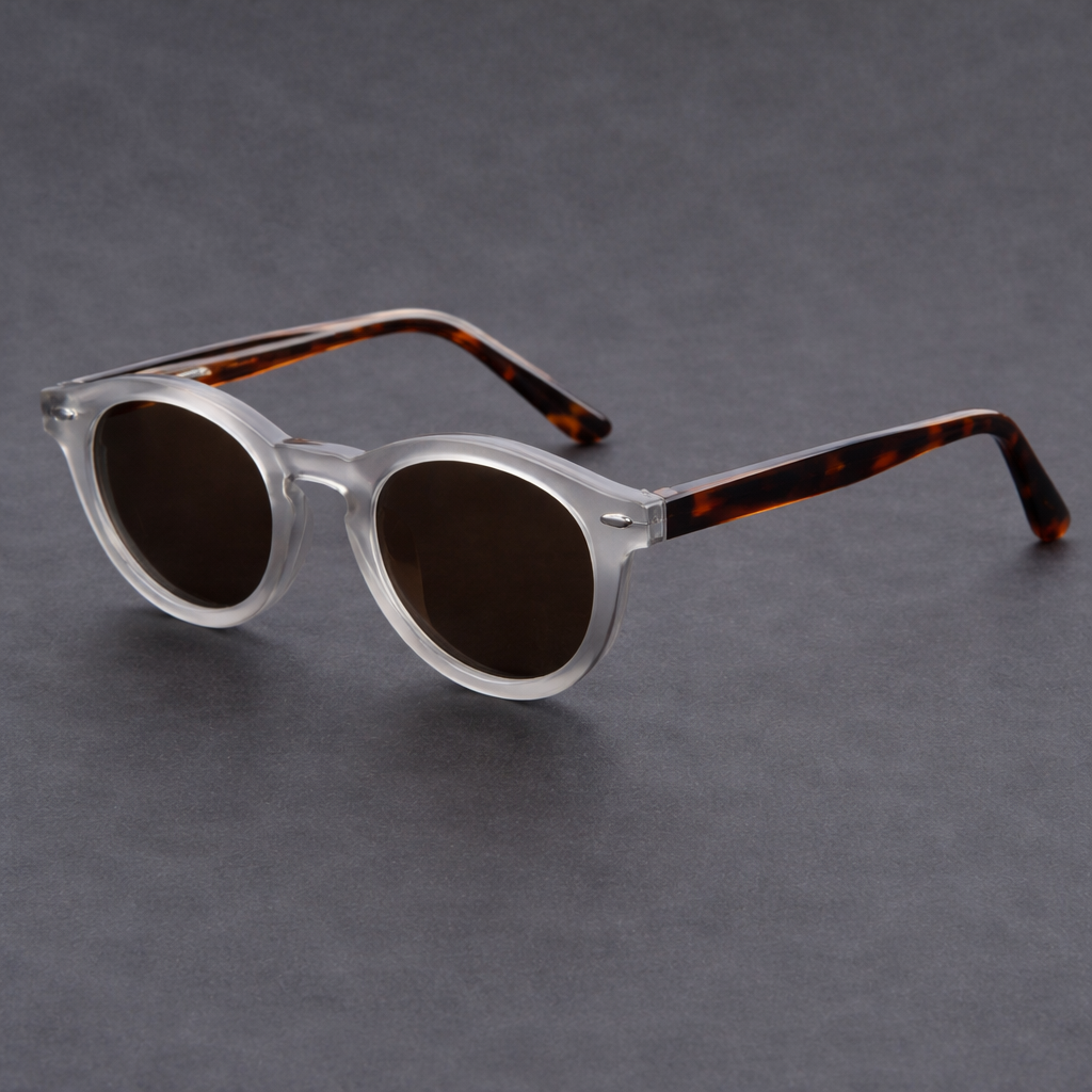 Cassander UV400 Round Sunglasses