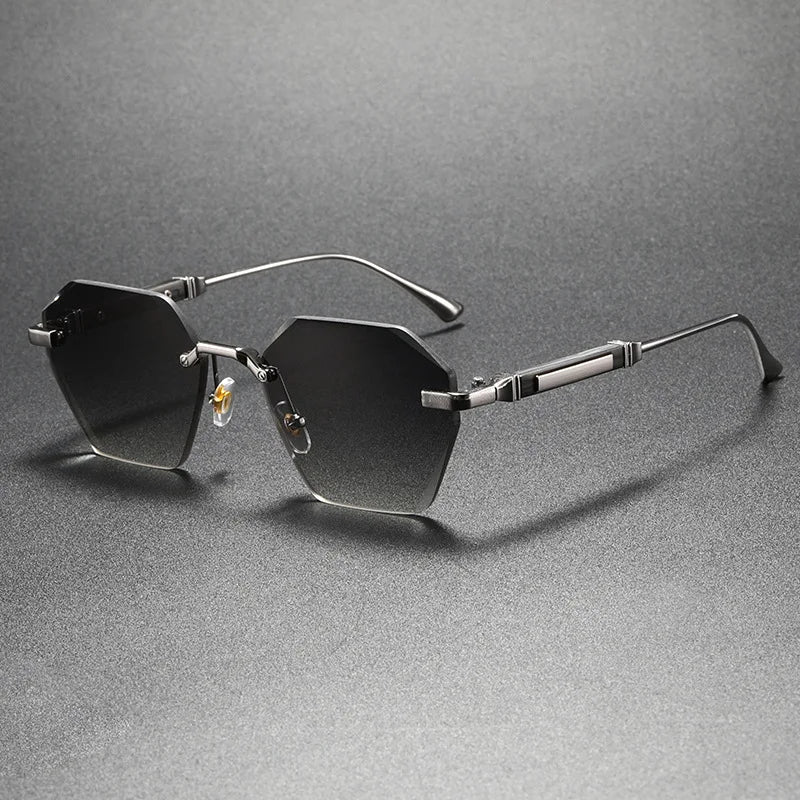 Achilles UV400 Rimless Sunglasses