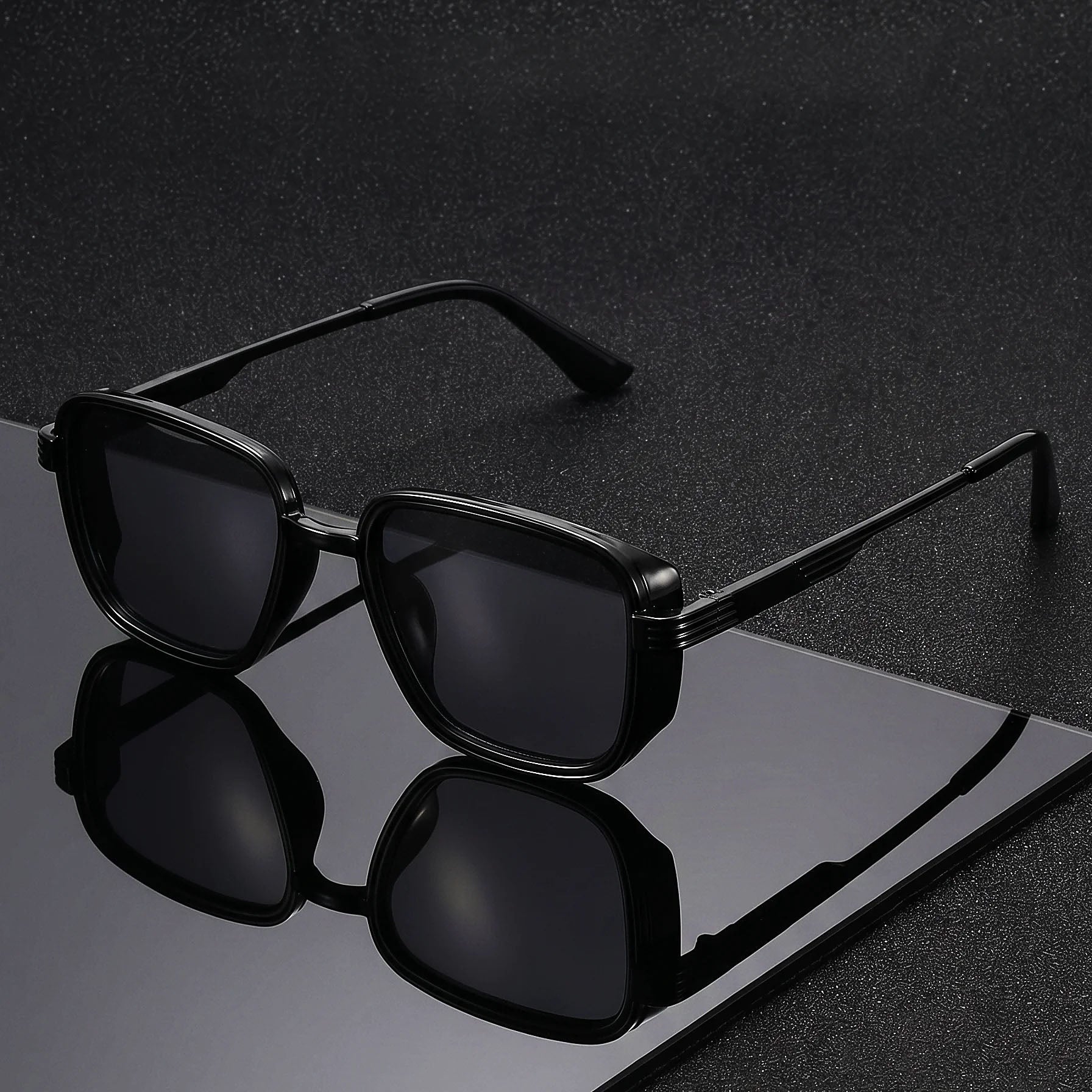 Patroclus UV400 Square Sunglasses