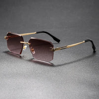 Castor UV400 Rimless Sunglasses