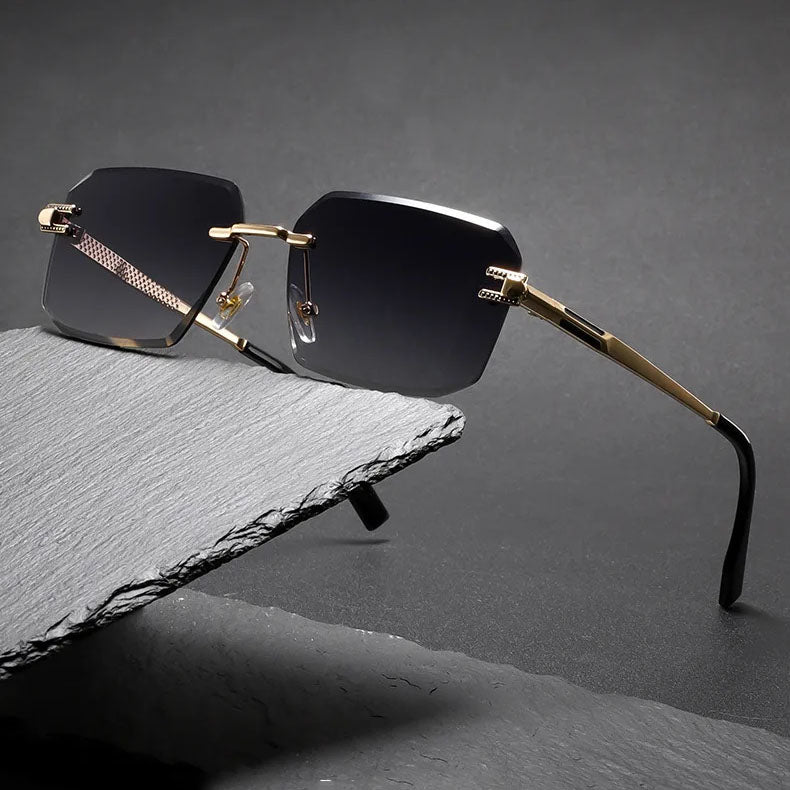 Castor UV400 Rimless Sunglasses