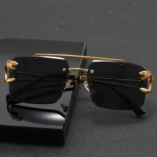 Jason UV400 Rimless Sunglasses