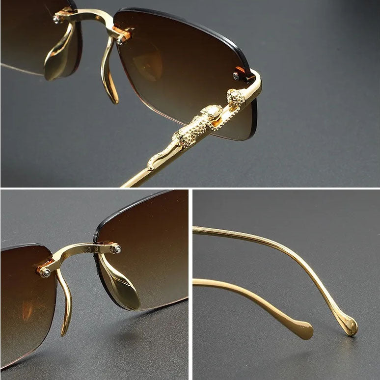 Midas UV400 Rimless Sunglasses