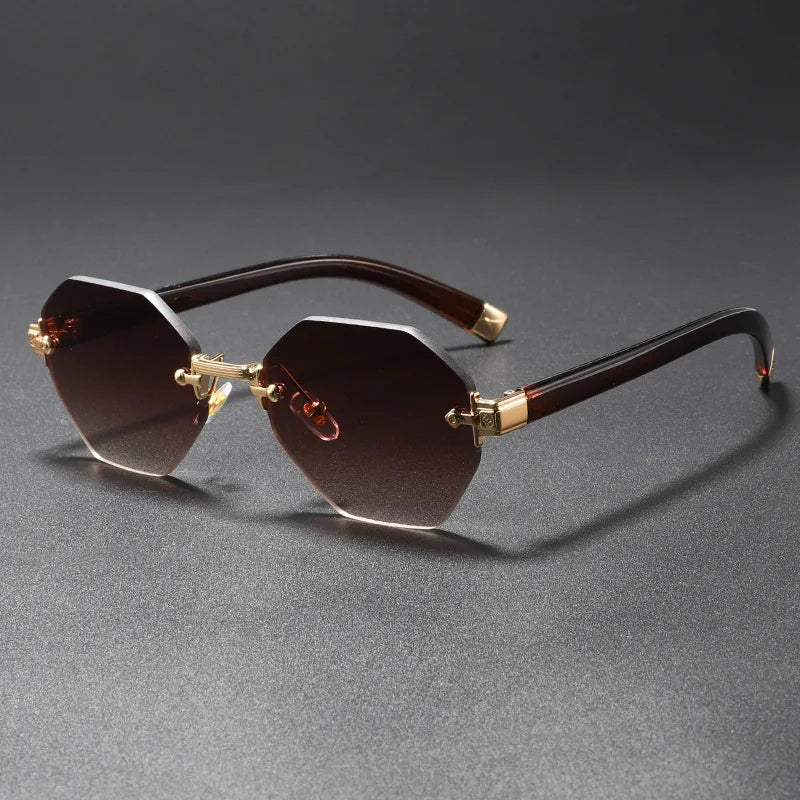 Pallas UV400 Rimless Sunglasses