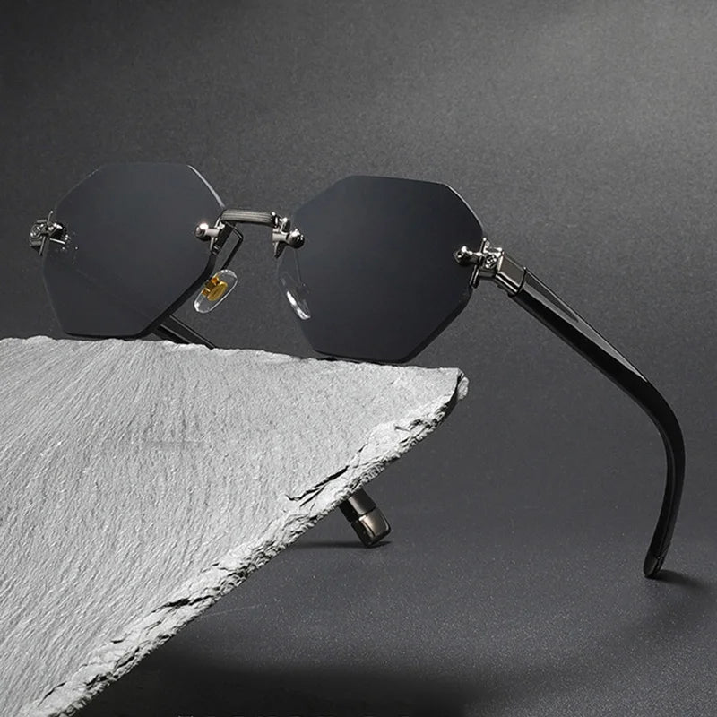 Pallas UV400 Rimless Sunglasses