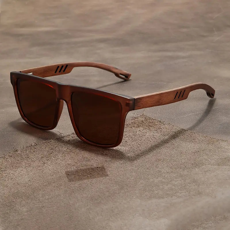 Lucius Polarized Round Sunglasses