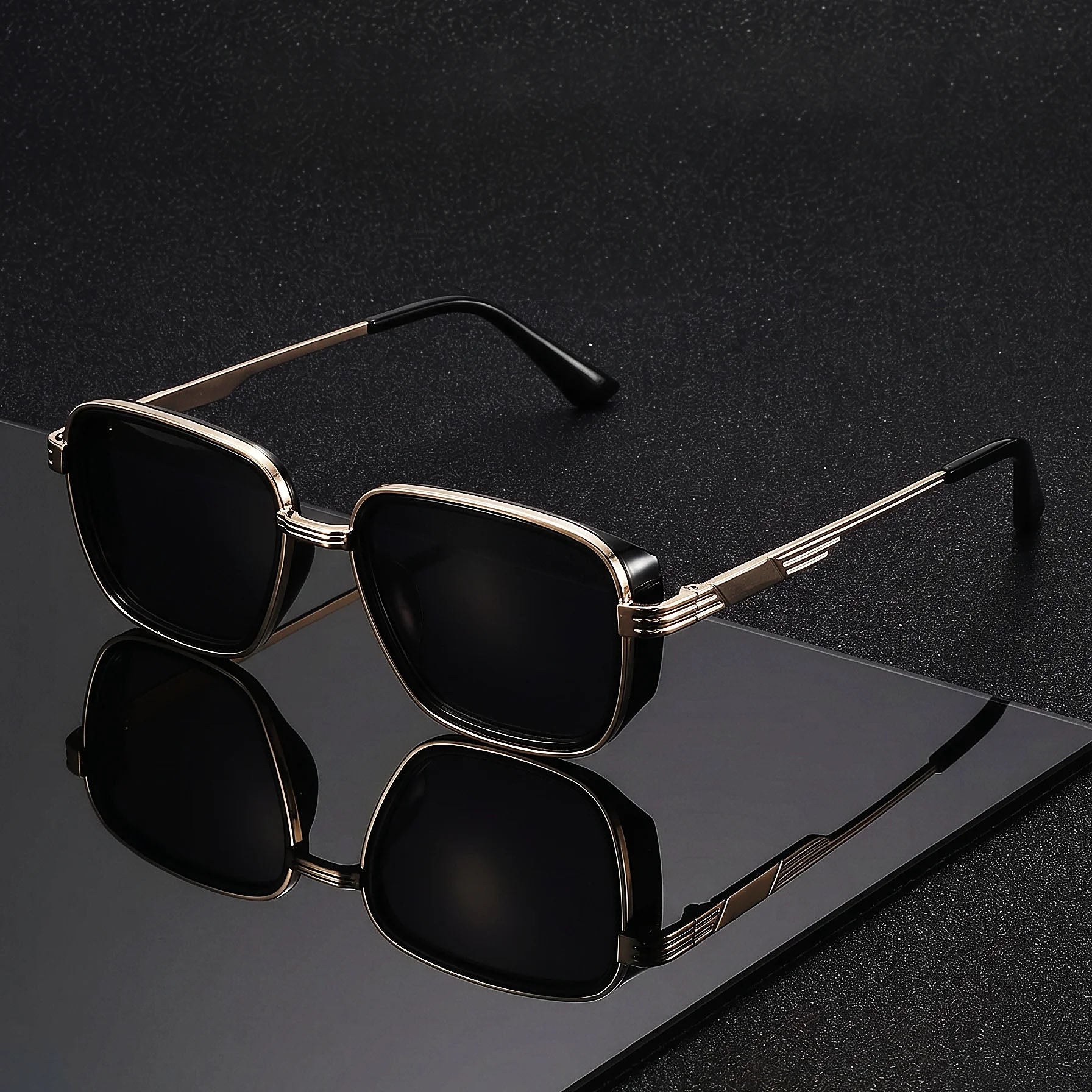 Patroclus UV400 Square Sunglasses