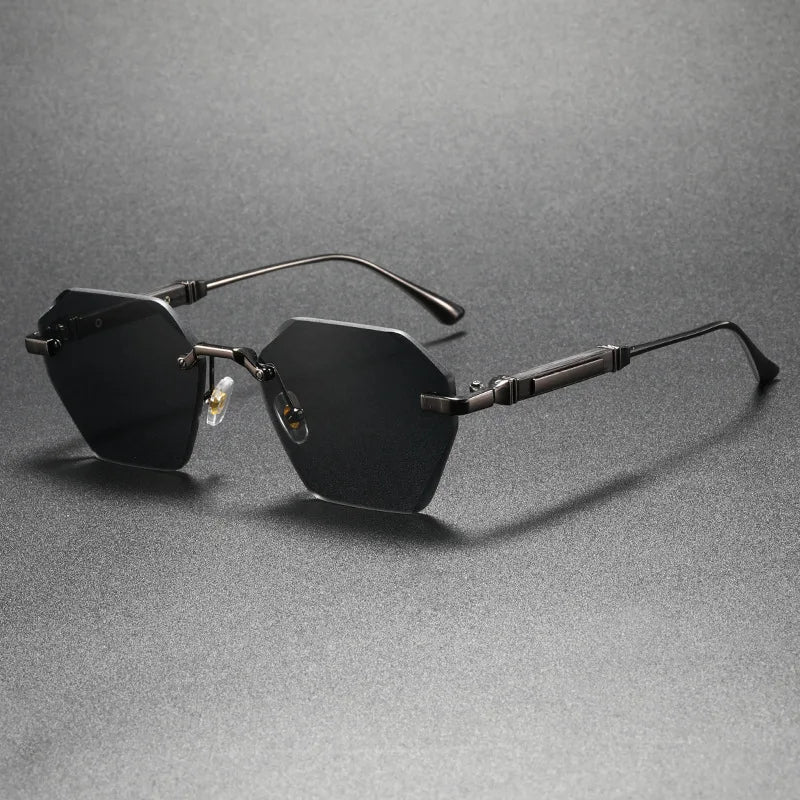 Achilles UV400 Rimless Sunglasses