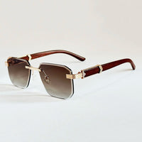 Sisyphus UV400 Rimless Sunglasses