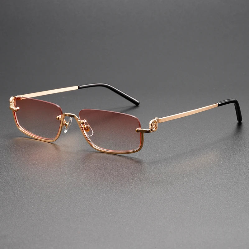 Ajax UV400 Rimless Sunglasses