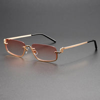 Ajax UV400 Rimless Sunglasses