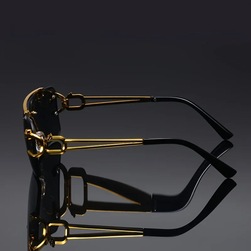 Jason UV400 Rimless Sunglasses