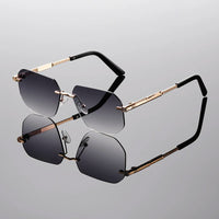 Triptolemus UV400 Rimless Sunglasses