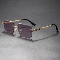 Castor UV400 Rimless Sunglasses