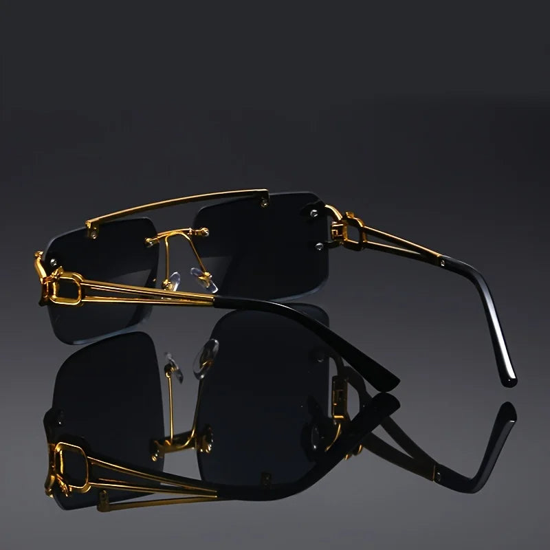 Jason UV400 Rimless Sunglasses