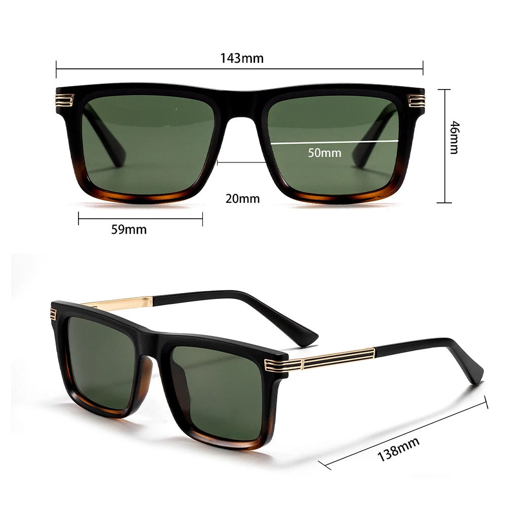 Icarus Polarized Square Sunglasses