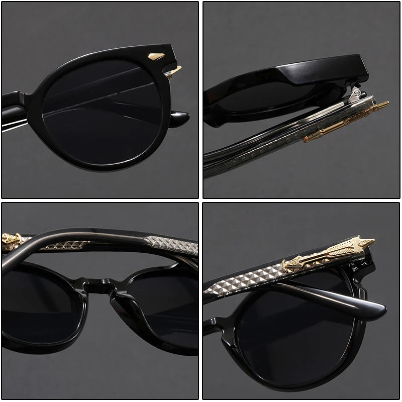 Agamemnon UV400 Round Sunglasses