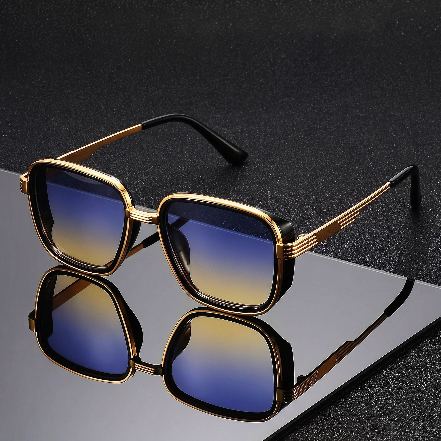Patroclus UV400 Square Sunglasses