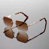 Triptolemus UV400 Rimless Sunglasses