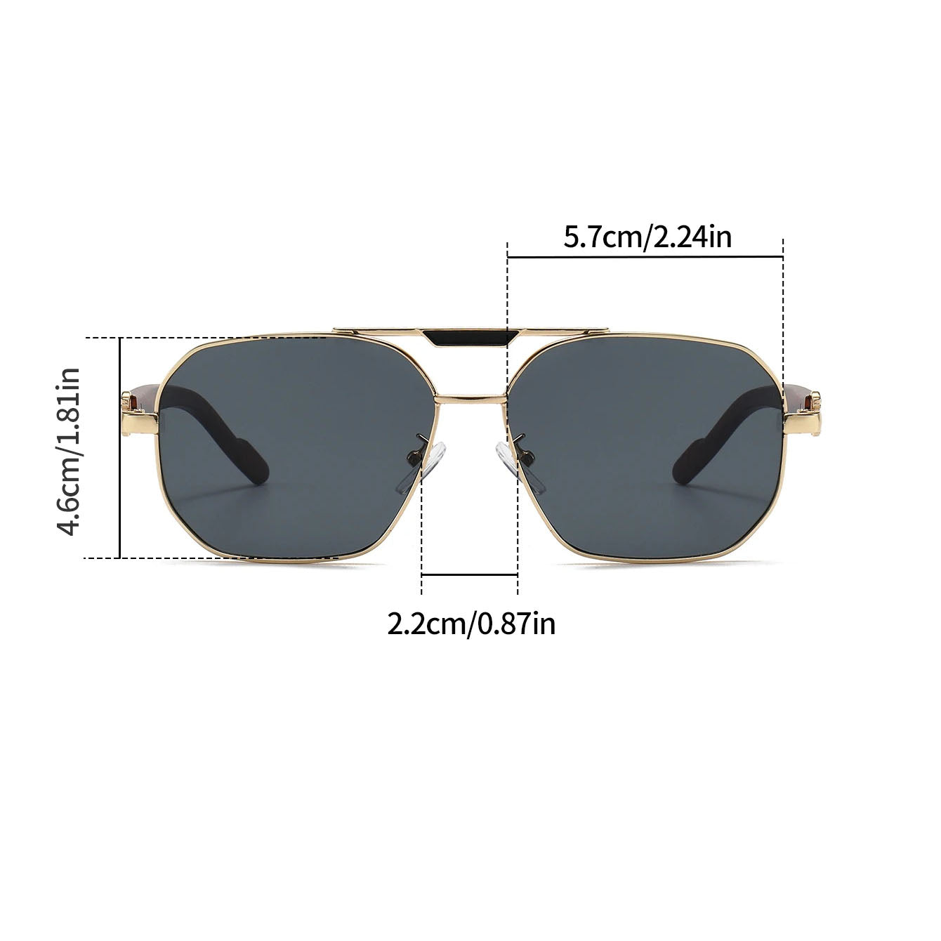 Crius UV400 Aviator Sunglasses