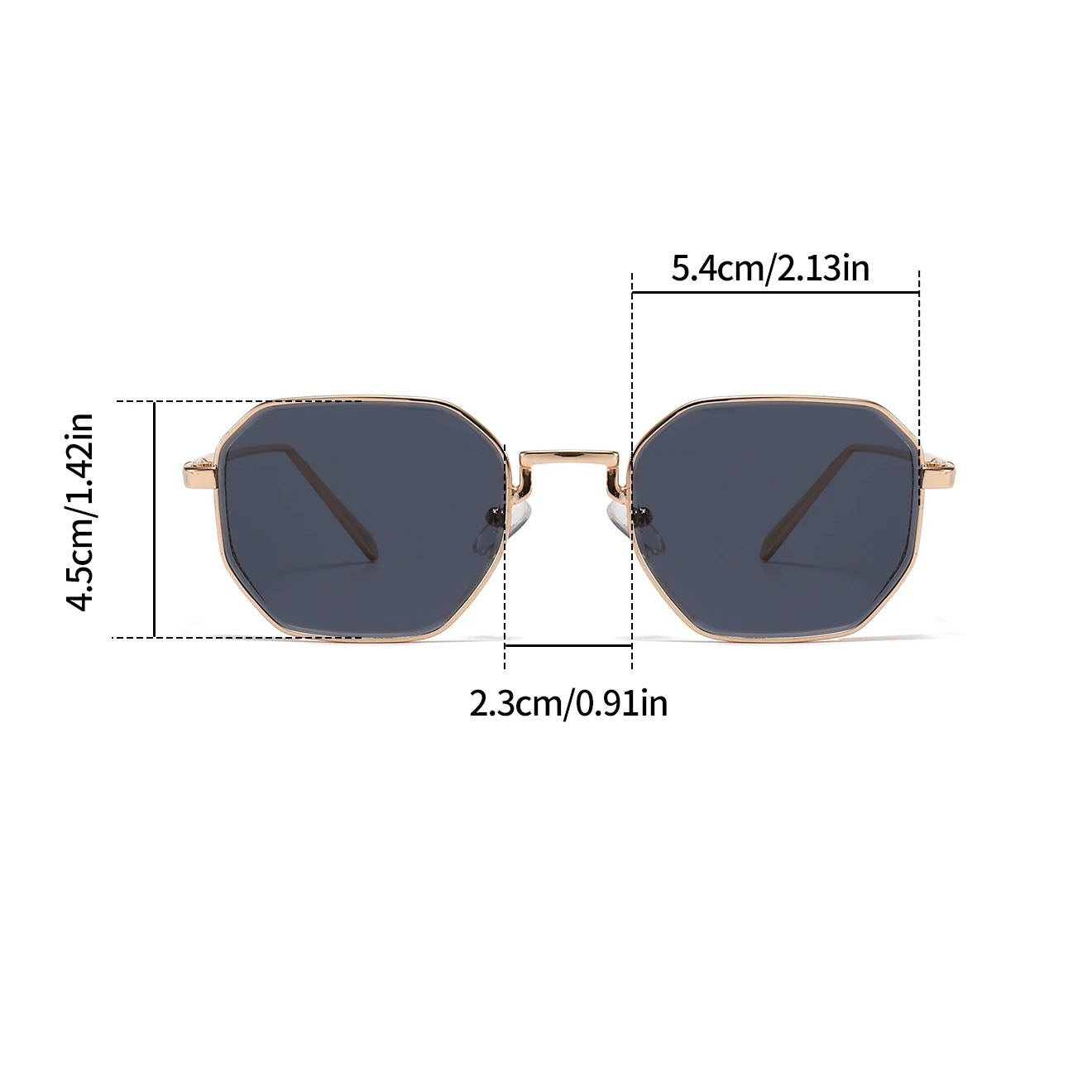 Perses UV400 Square Sunglasses