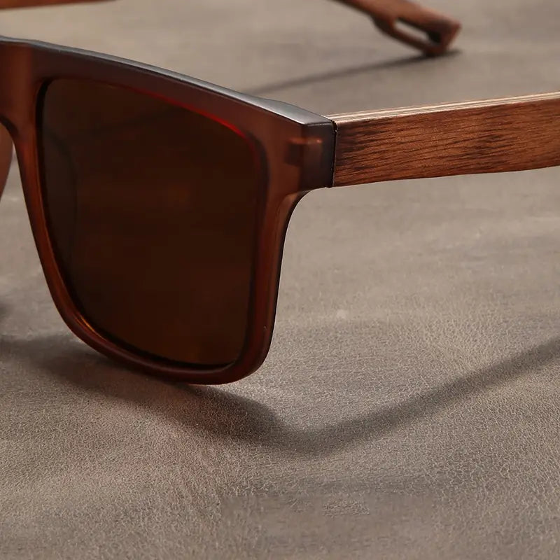 Lucius Polarized Round Sunglasses