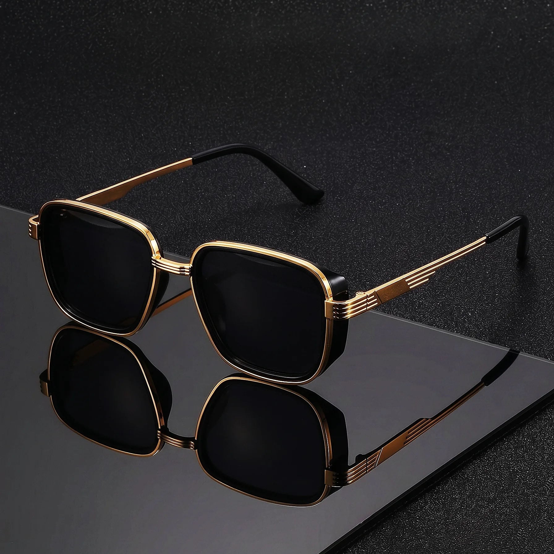 Patroclus UV400 Square Sunglasses