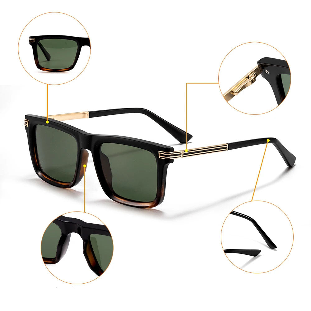 Icarus Polarized Square Sunglasses