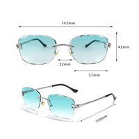 Nessus UV400 Rimless Sunglasses
