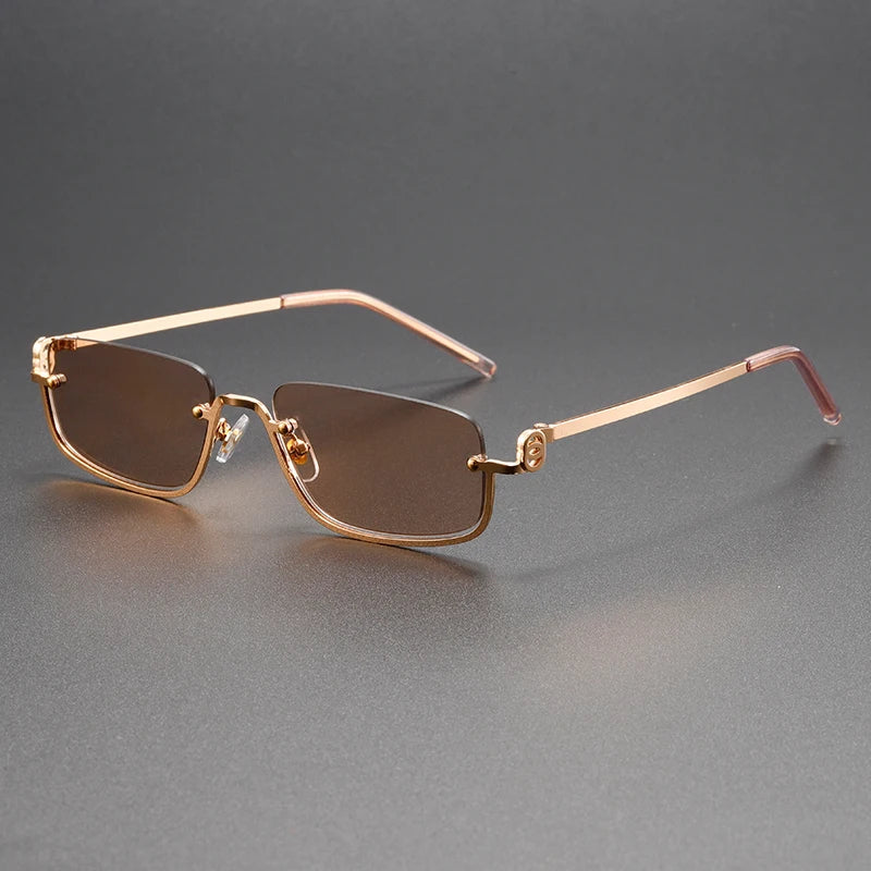 Ajax UV400 Rimless Sunglasses