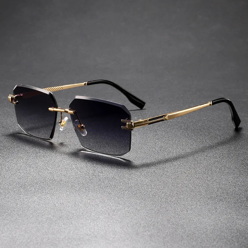 Castor UV400 Rimless Sunglasses