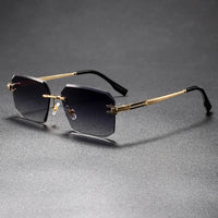 Castor UV400 Rimless Sunglasses