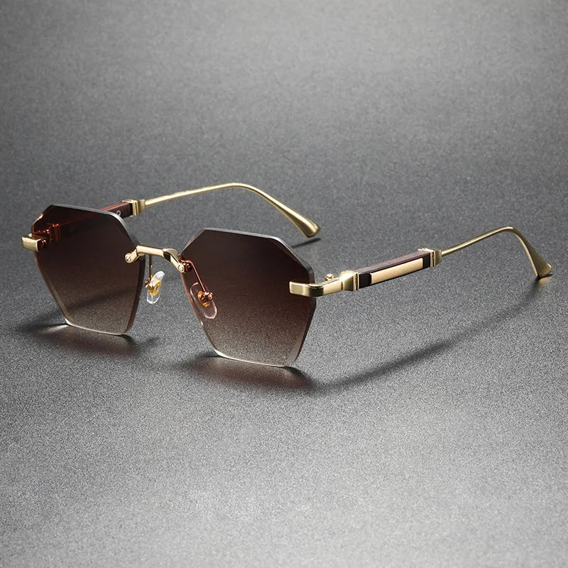 Achilles UV400 Rimless Sunglasses