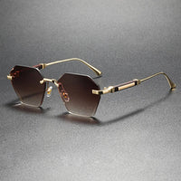 Achilles UV400 Rimless Sunglasses