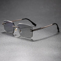 Castor UV400 Rimless Sunglasses
