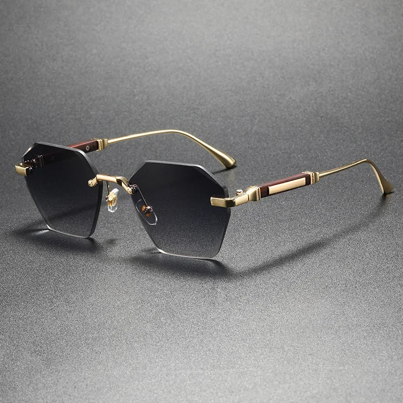 Achilles UV400 Rimless Sunglasses