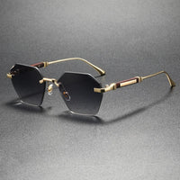Achilles UV400 Rimless Sunglasses