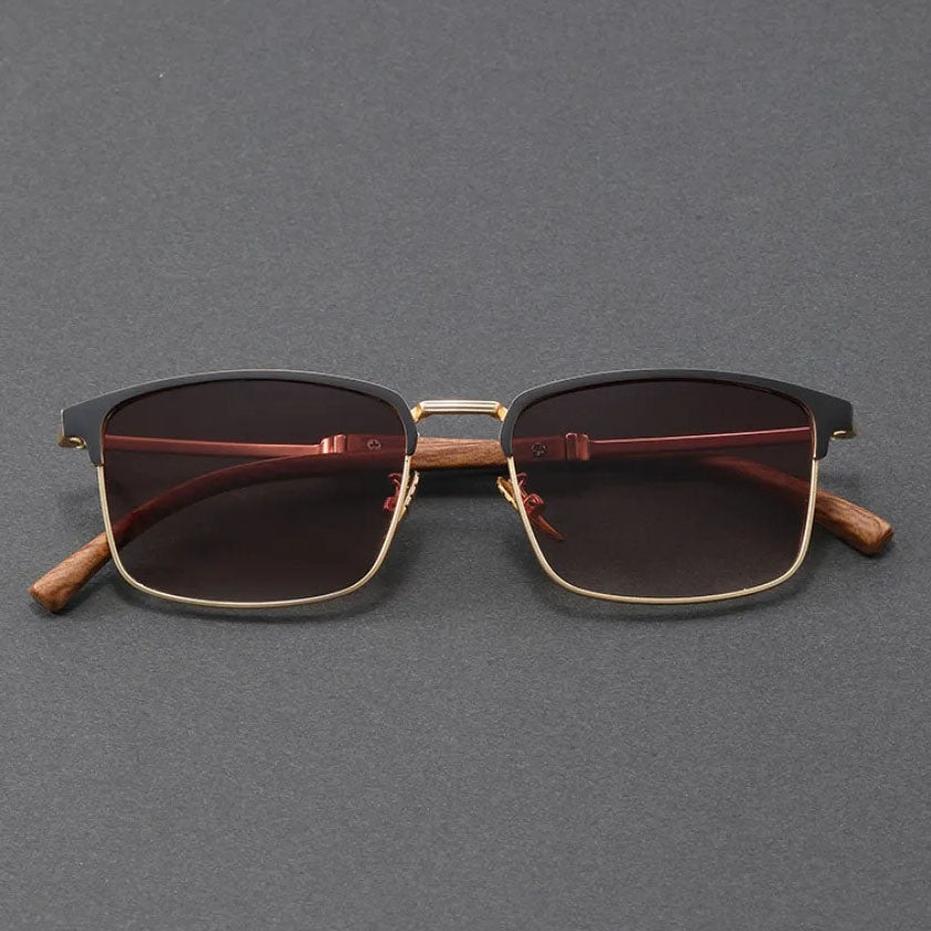 Meriones Polarized Browline Sunglasses